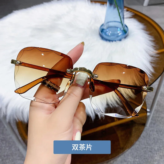 Women Sunglasses Transparent Multi-color Lenses UV400 Women Sun Glasses Women Eyewear