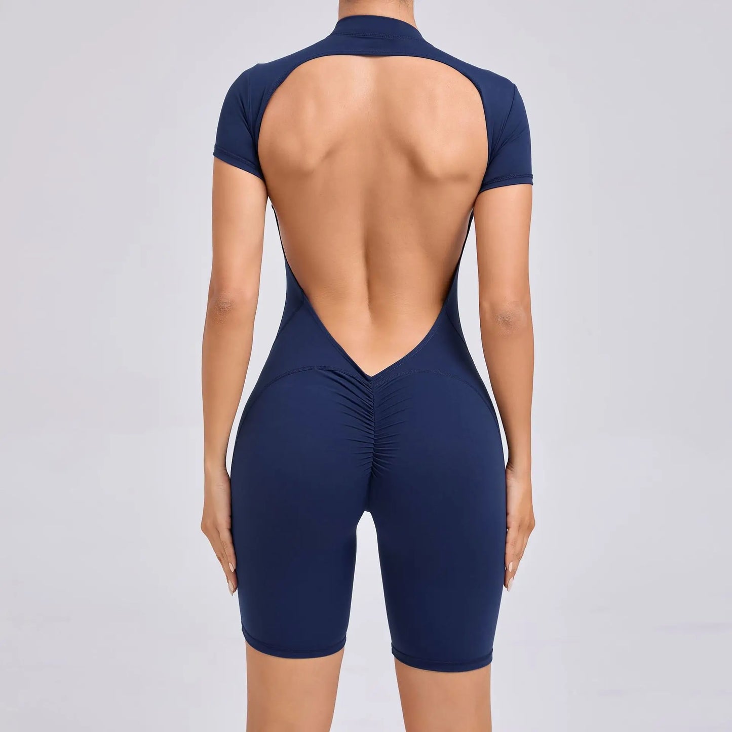 Sports Suit Women Short Fitness Suit with Padding Training Clothing for Women One-Piece Sexy Gym Set Women Suits