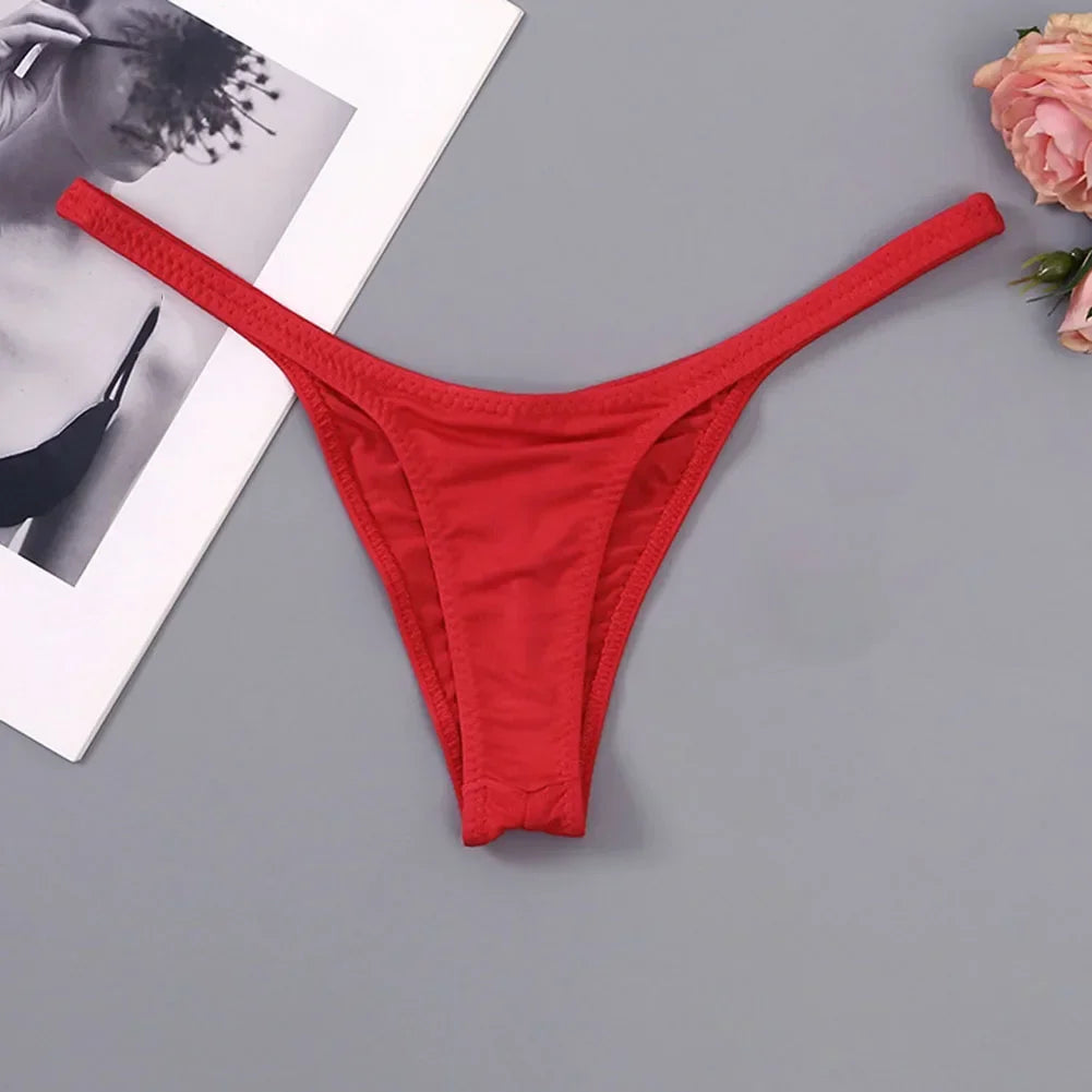 Women's Panties Sexy Lingerie G-Strings Thong Seamless Super Slim Low Waist Underwear Ladies Breathable Briefs Thongs