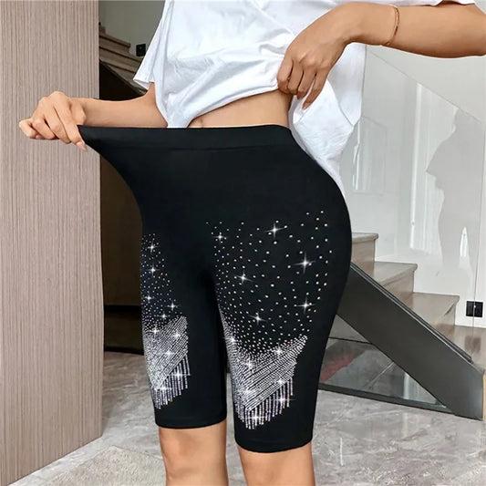 Streetwear Female Clothing Women Thin Fitness Short Pants Ladies High-Waist Summer Shorts Bottom Biker Cycling Shorts