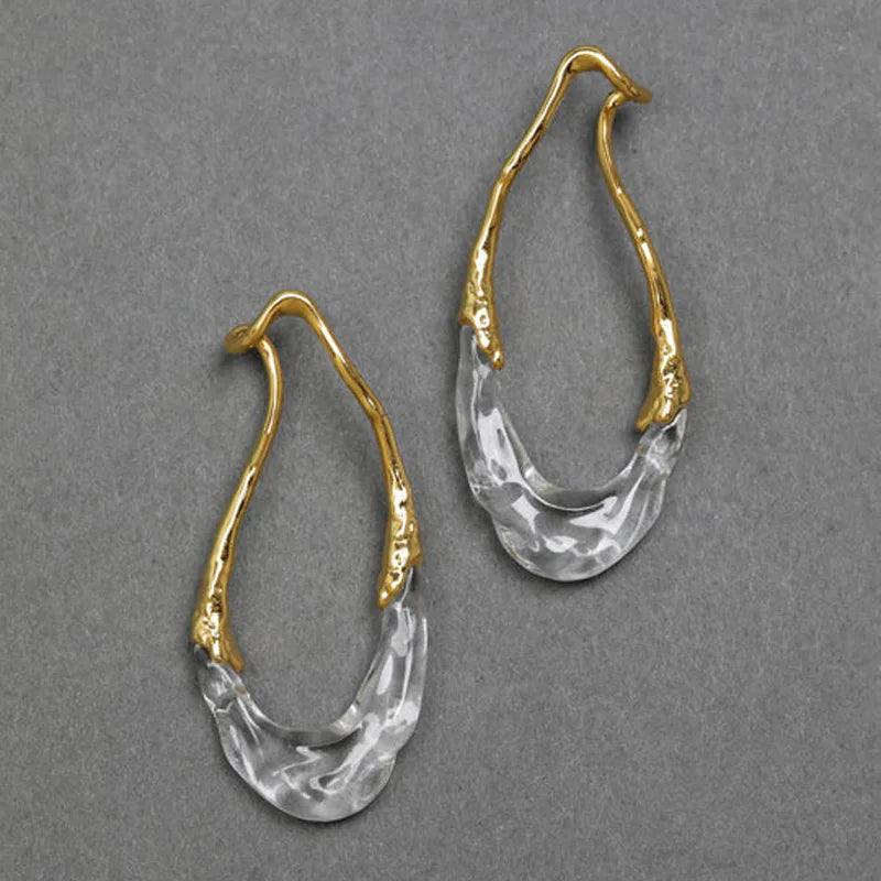 Modern Jewelry European and American Design Irregular Earrings For Women