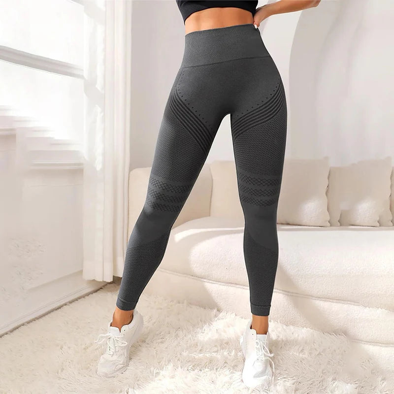 Women Fitness Leggings High Waist Seamless Leggings Sportswear Breathable